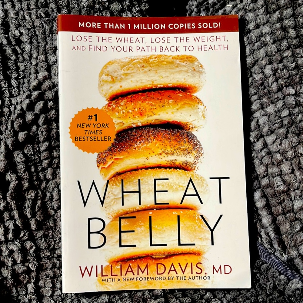New Paperback: Wheat Belly #1 NY Times Bestseller by William Davis MD 🥯🍞🥖🥨🥐